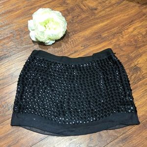 Haute Hippie 🌸 Silk mini skirt